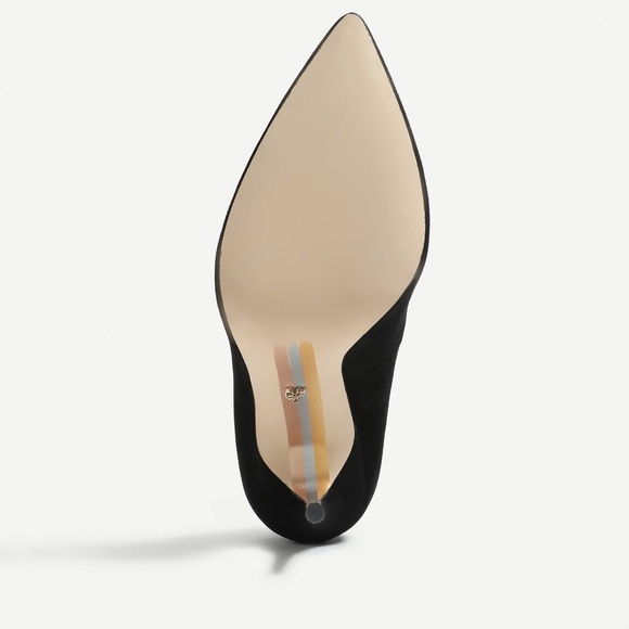 Sam Edelman - DANNA POINTED TOE HEEL in black suede, size 6 M - Picture 5 of 13